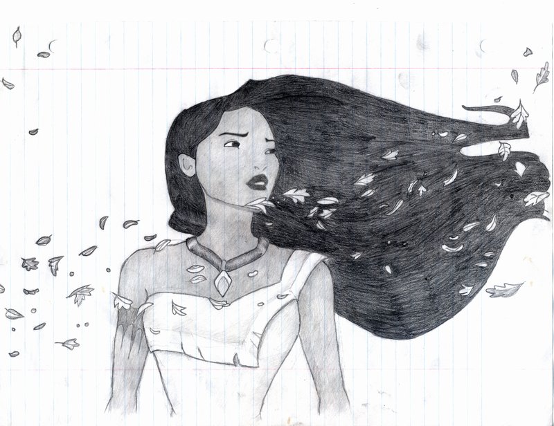 800x616 Pocahontas Sketch By Sailorbellariel - Pocahontas Sketch