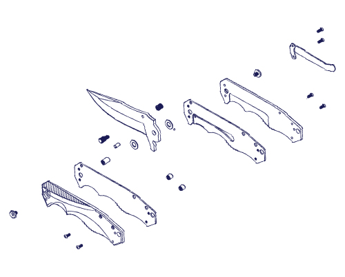 500x402 About Tek - Pocket Knife Sketch