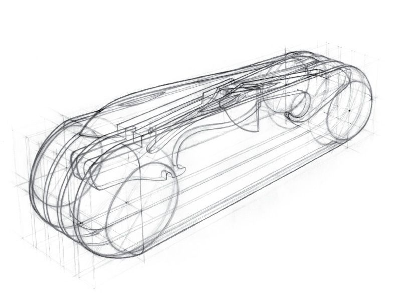 792x612 Swiss Army Knife Technical Drawings - Pocket Knife Sketch