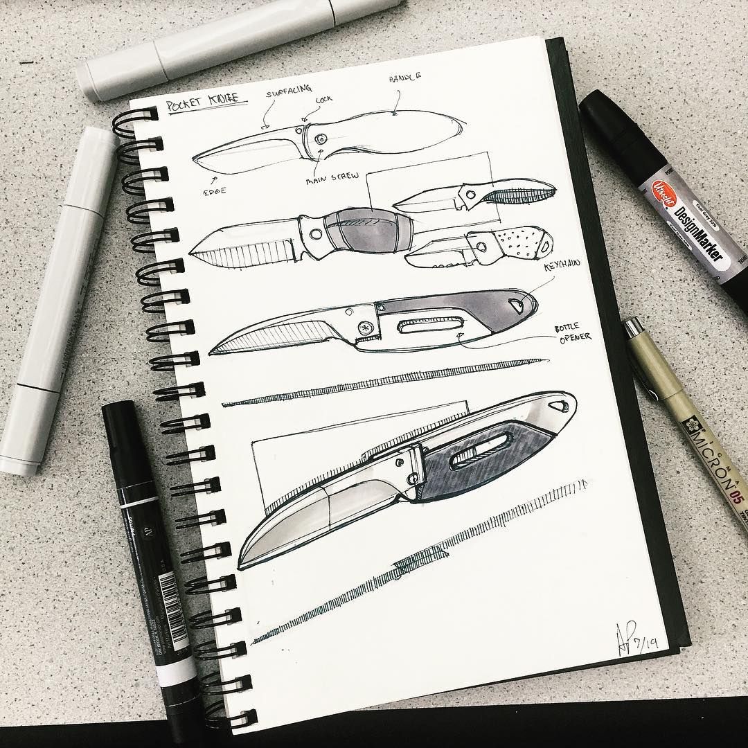 1080x1080 This Weeks - Pocket Knife Sketch