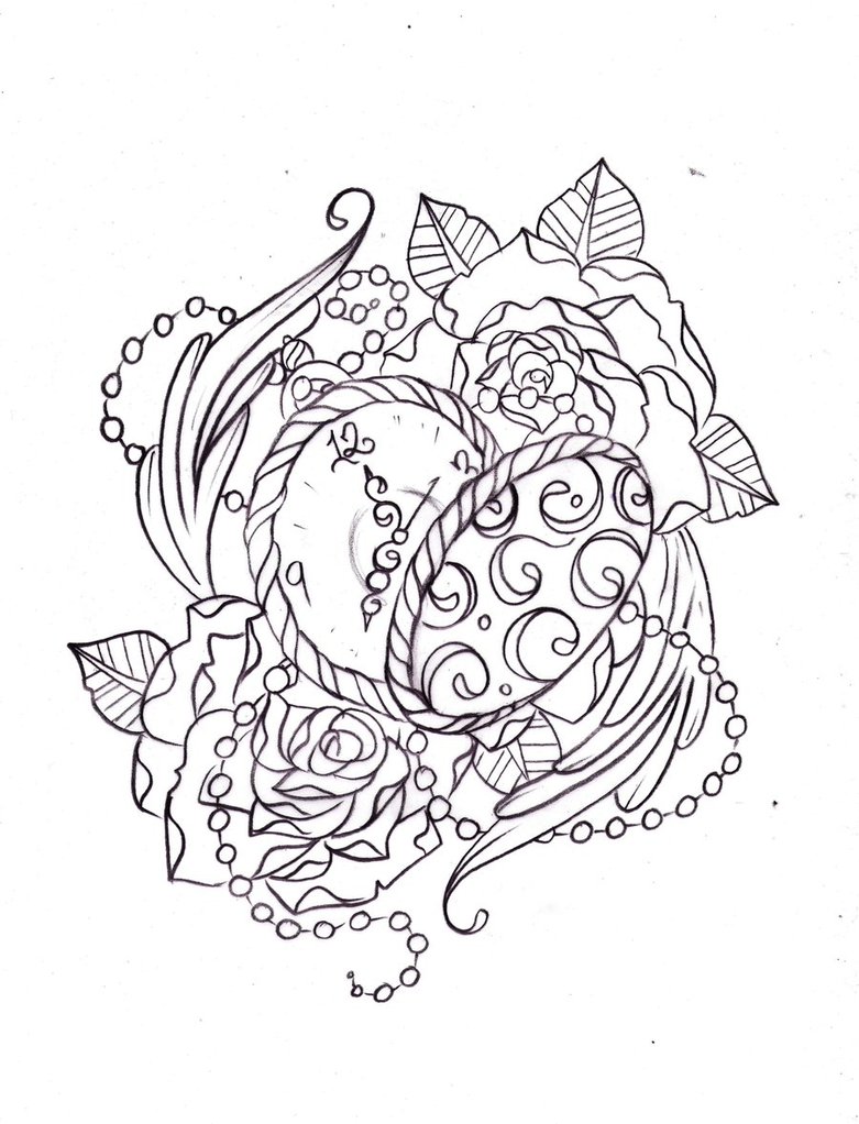 781x1022 Pocket Watch Sketch By Nevermore Ink - Pocket Watch Sketch