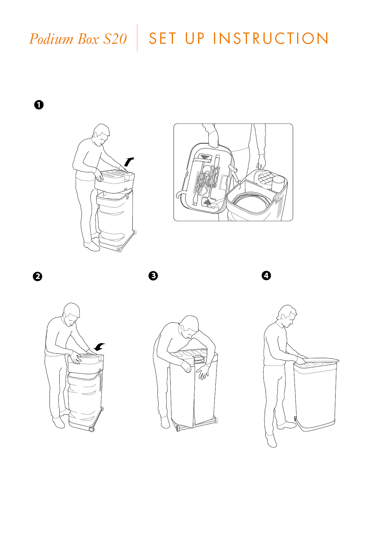 1240x1754 Set Up Podium Box S20 - Podium Sketch