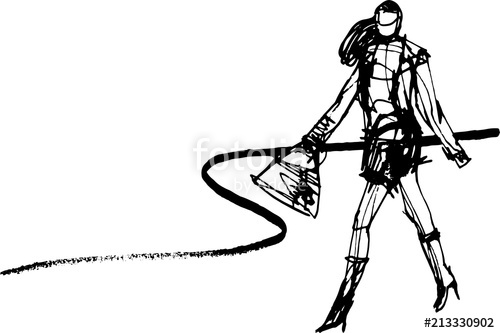 500x333 Sketch From The Podium In A Fashion Show Stock Image And Royalty - Podium Sketch