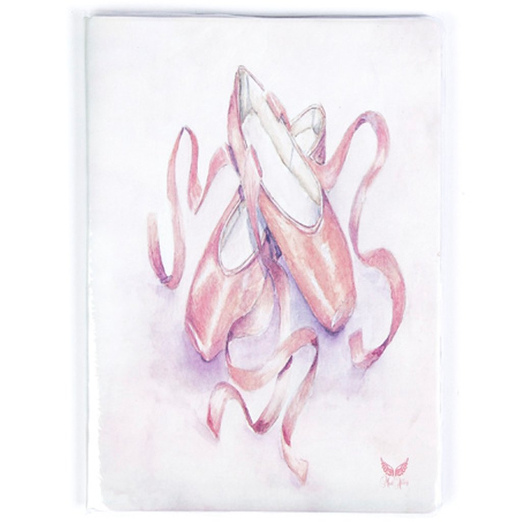 1024x1024 Pointe Shoe Notebook First Class Dancewear Nq - Pointe Shoe Sketch