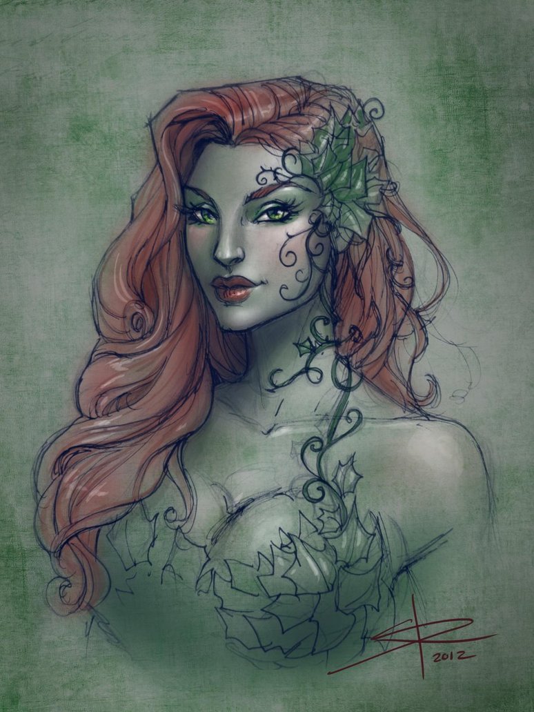 774x1032 Poison Ivy Sketch By Sabinerich - Poison Ivy Sketch