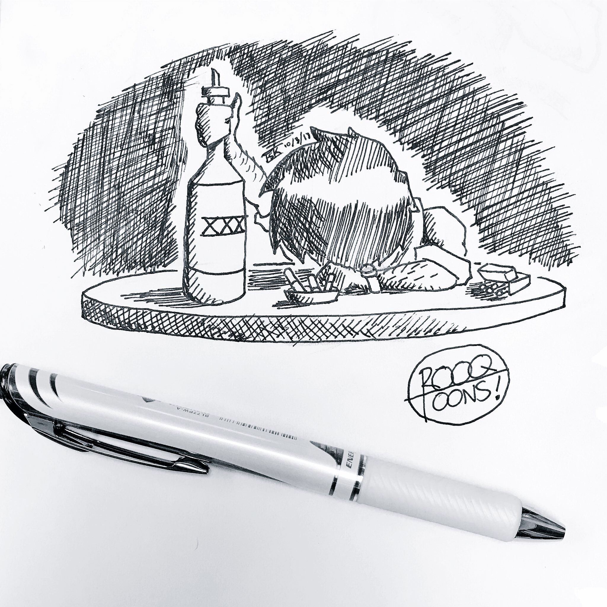 2048x2048 Inktober Day 3 - Poison Sketch