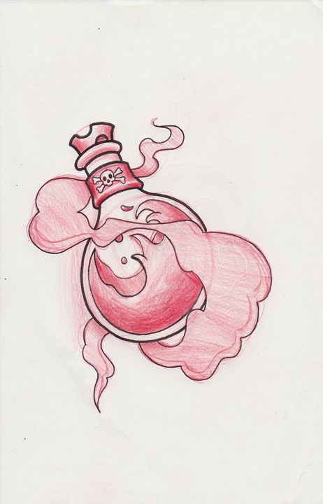 462x720 Poison Bottle Sketch - Poison Sketch
