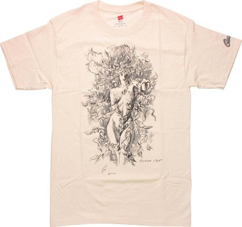 500x468 Poison Ivy Sketch T Shirt - Poison Sketch