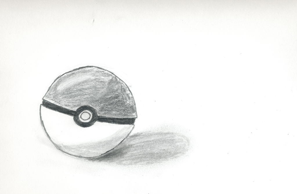 Pokeball Sketch at PaintingValley.com | Explore collection of Pokeball ...