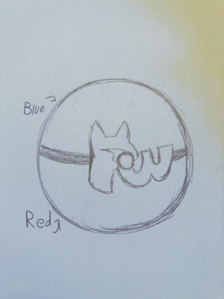 320x427 I Had Many Ideas On How I Should Draw The Ball For - Pokemon Ball Sketch
