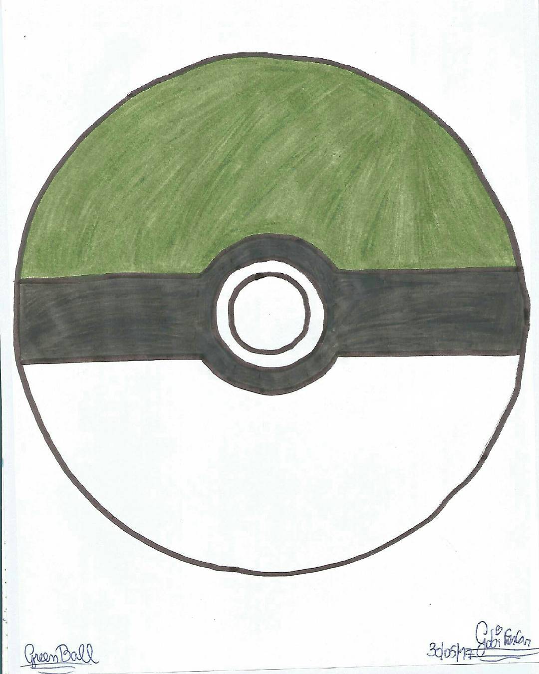 Pokemon Ball Sketch at PaintingValley.com | Explore collection of
