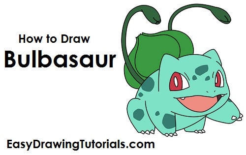 500x315 How To Draw Bulbasaur (Pokemon) - Pokemon Easy Sketch