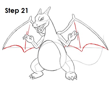 388x300 How To Draw Charizard - Pokemon Sketch