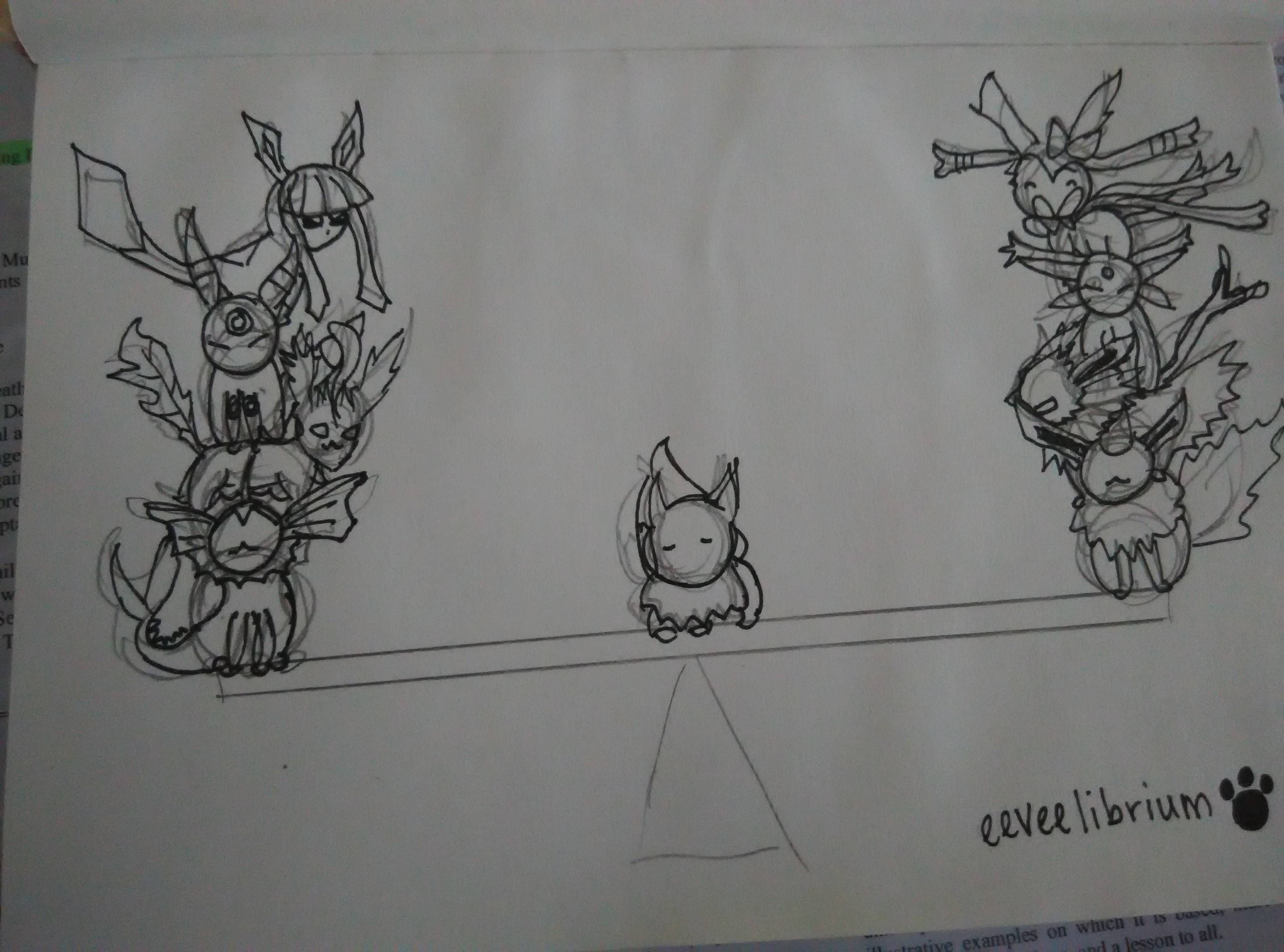 4208x3120 Drew A Sketch Of Eevee Librium Pokemon Games - Pokemon Sketch Games