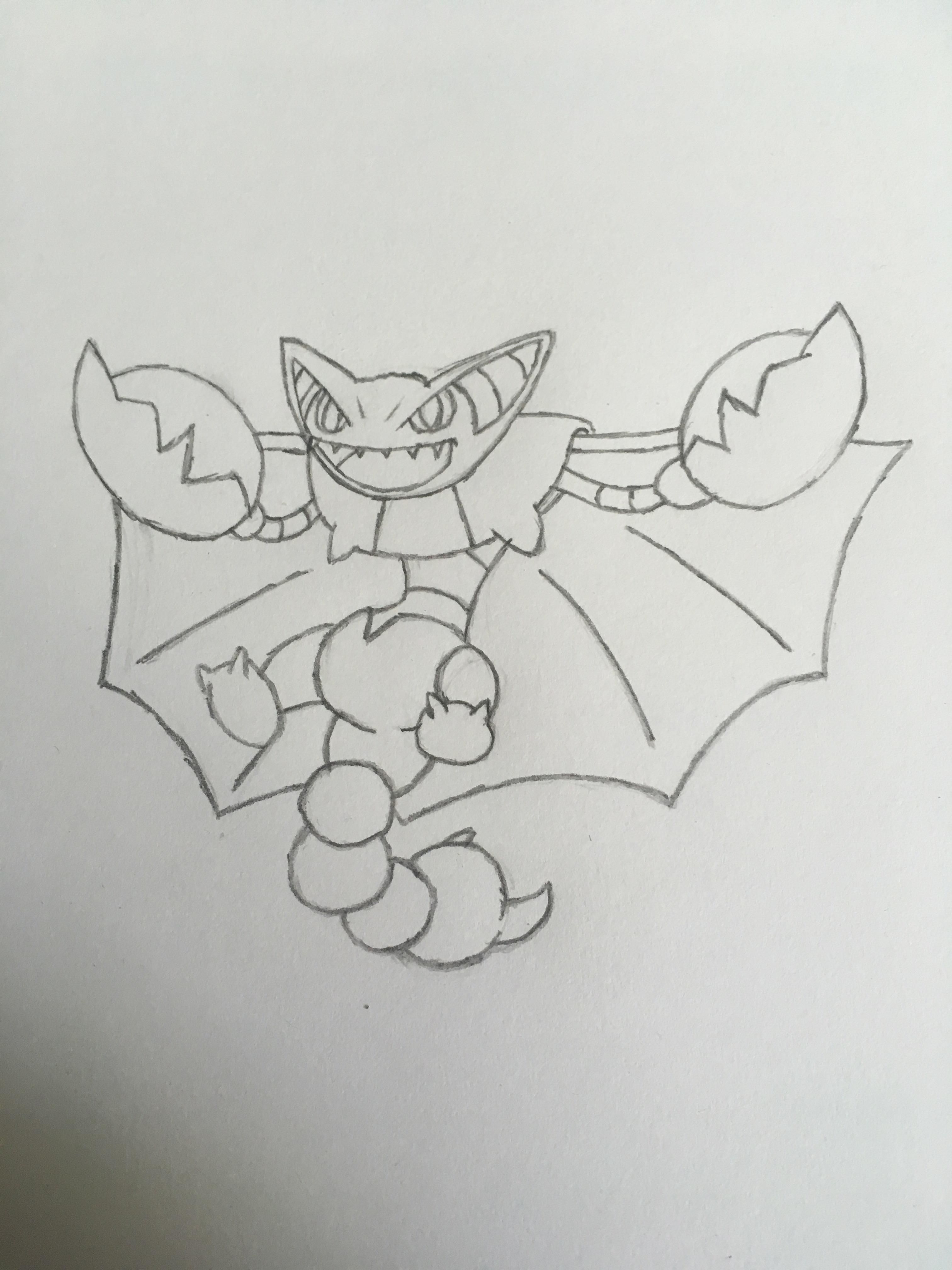 3024x4032 A Sketch Of Gliscor Pokemon Sketches And - Pokemon Sketch Games