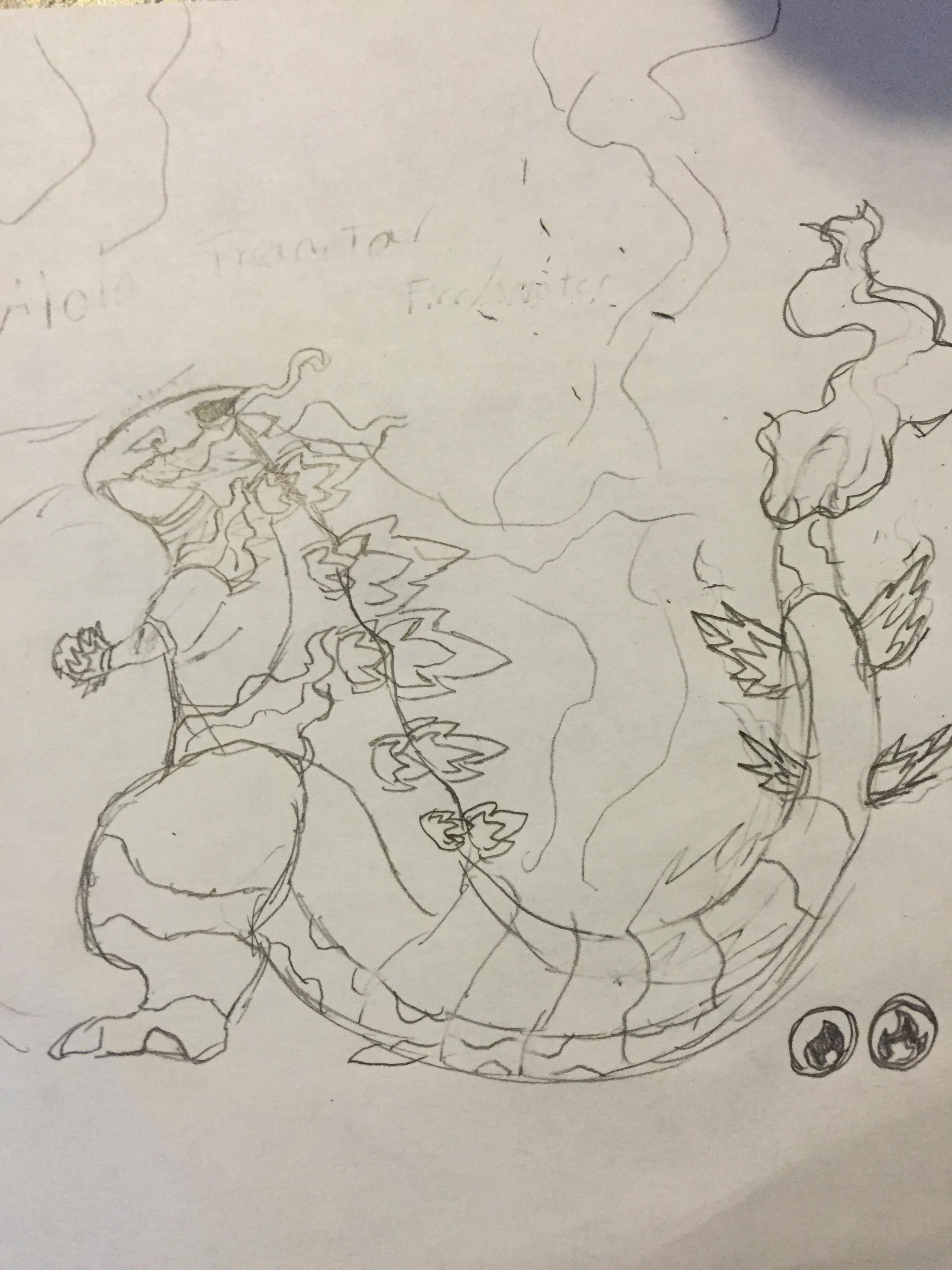 2448x3264 Aloan Tyranitar Rough Sketch Pokemon Games Pokemon - Pokemon Sketch Games