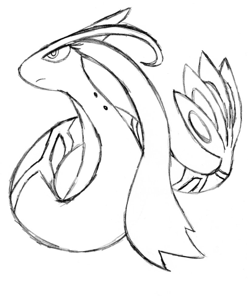 820x975 Milotic Sketch Know Your Meme - Pokemon Sketch Pictures