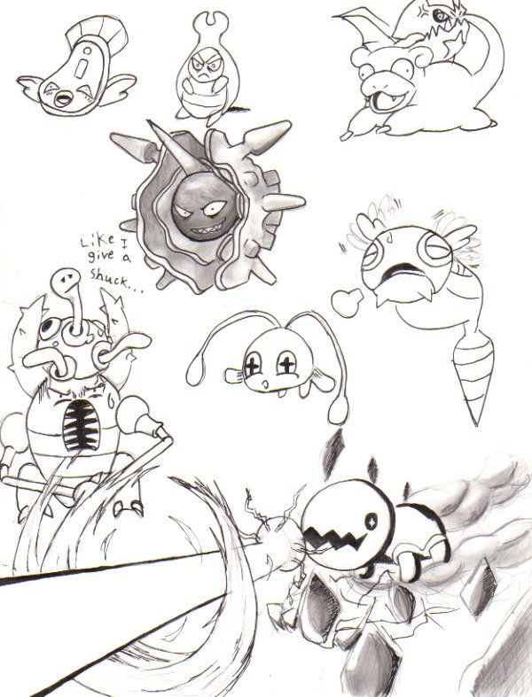 600x787 Pokemon Sketch Dump - Pokemon Sketch Pictures