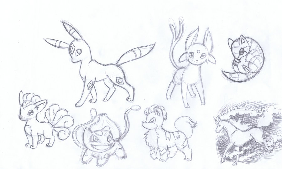 900x540 Pokemon Sketches By Tamilab - Pokemon Sketch Pictures