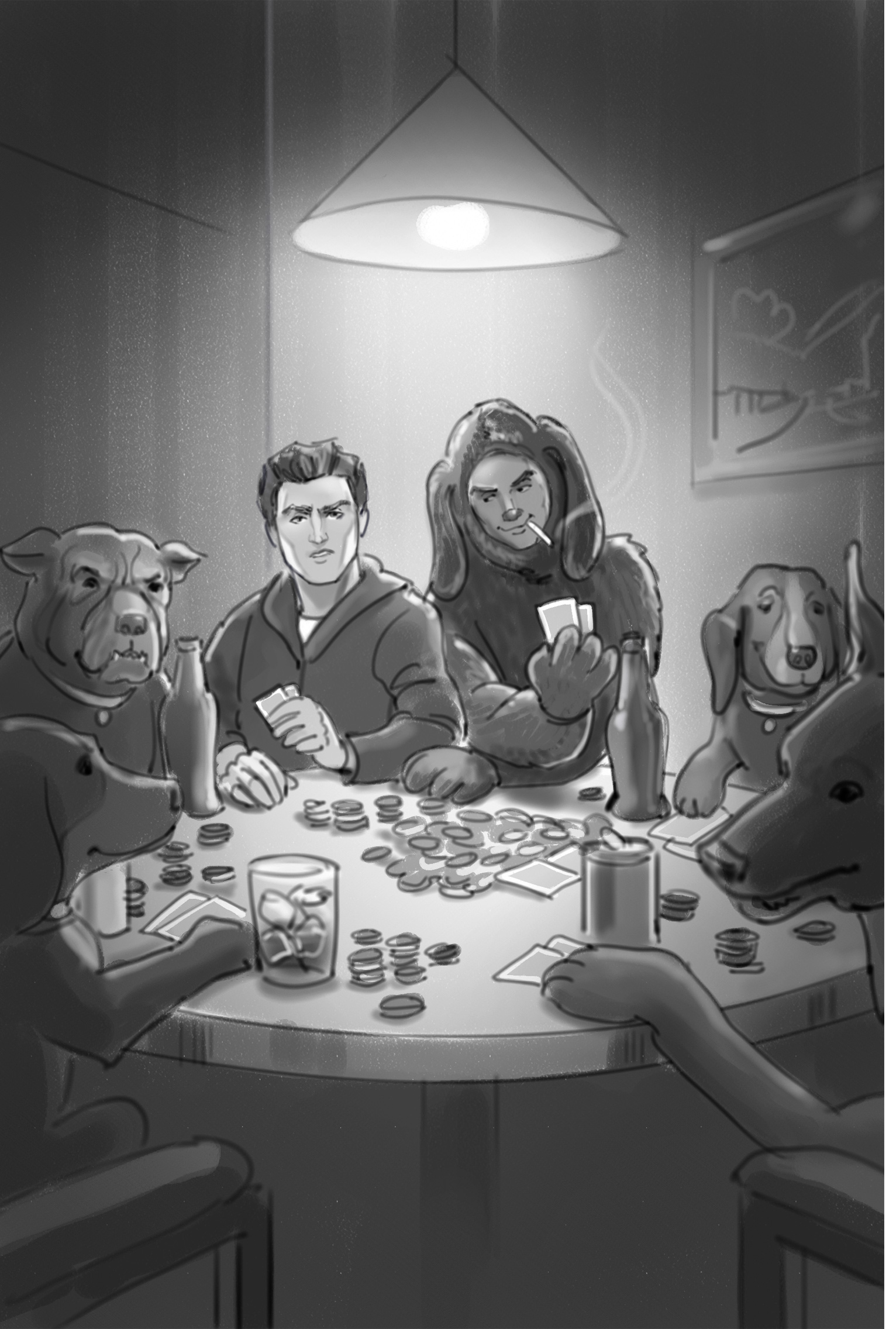 1532x2272 V1tal - Poker Sketching