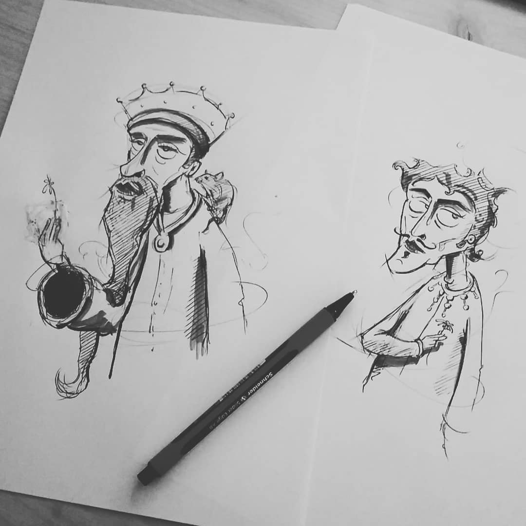 1080x1080 Diemuehle - Poker Sketching