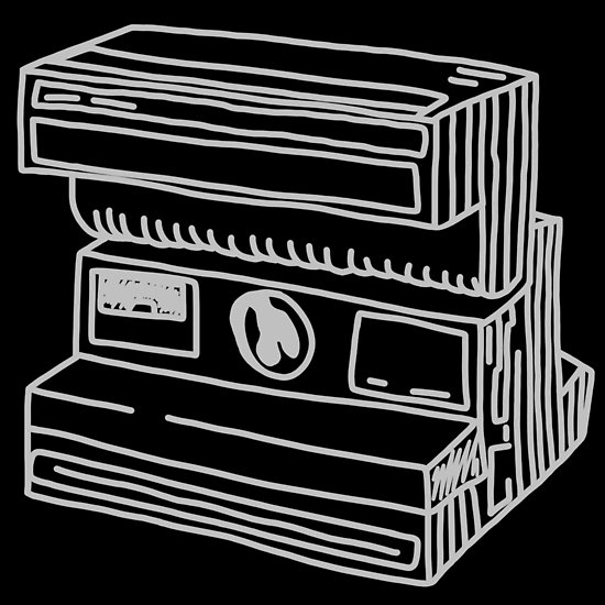 550x550 Life Is Strange Polaroid Camera Sketch Posters By Fullzero10 - Polaroid Camera Sketch