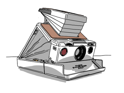 400x300 Simon H. Projects Ipad Sketches - Polaroid Camera Sketch