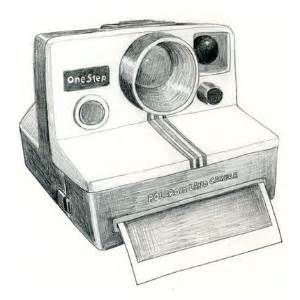 Polaroid Camera Sketch at PaintingValley.com | Explore collection of ...