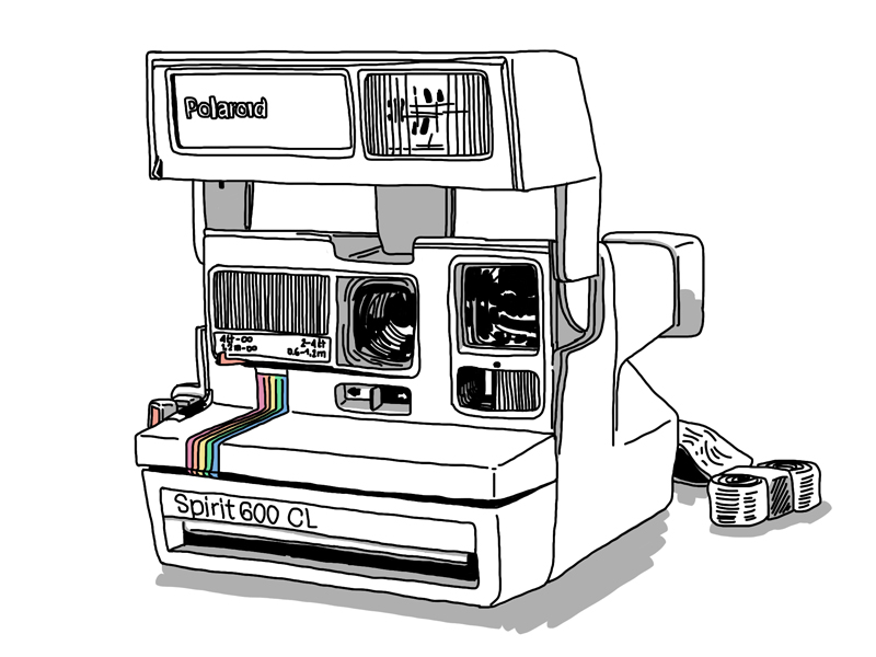 800x600 Polaroid Spirit 600 Cl By Simon H. - Polaroid Sketch