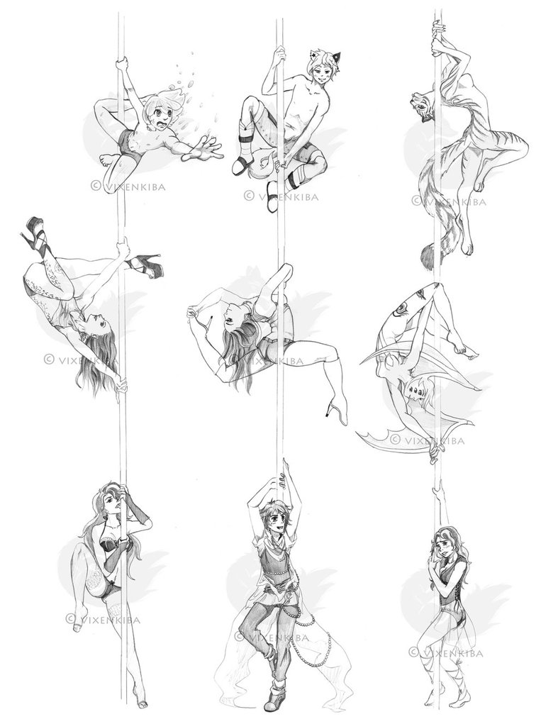 787x1014 Free Sketches - Pole Sketch