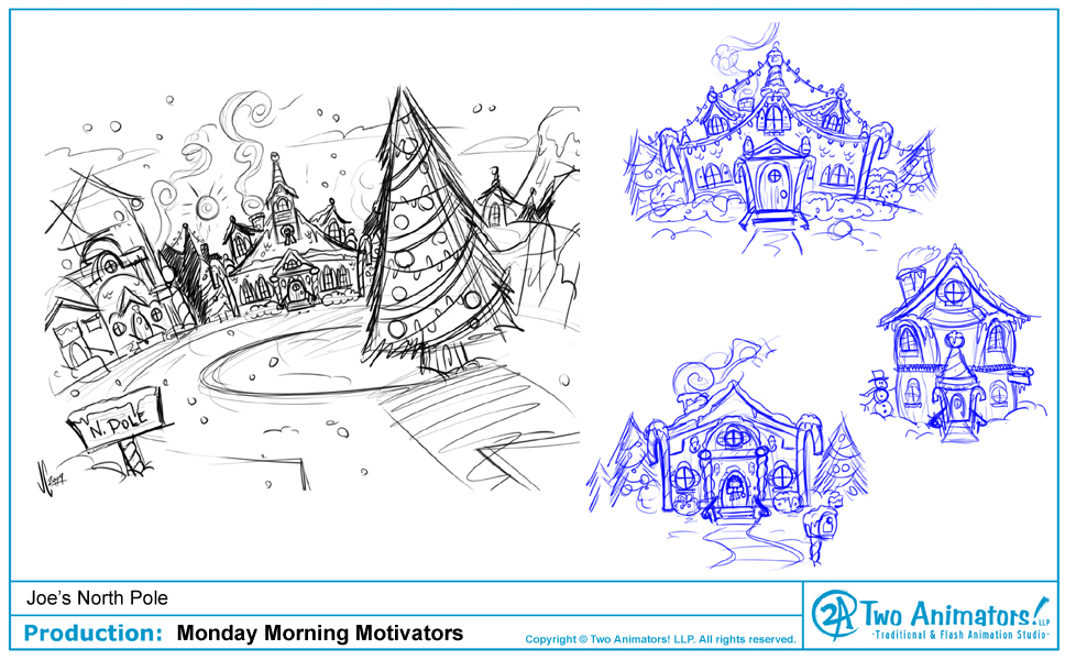 988x600 Two Animators! Animation Studio Blog Monday Morning Motivators - Pole Sketch