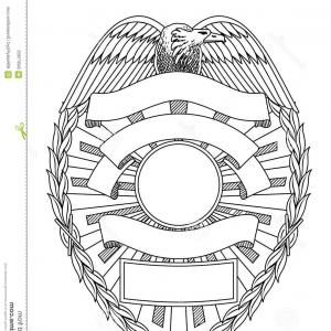 Police Badge Sketch at PaintingValley.com | Explore collection of