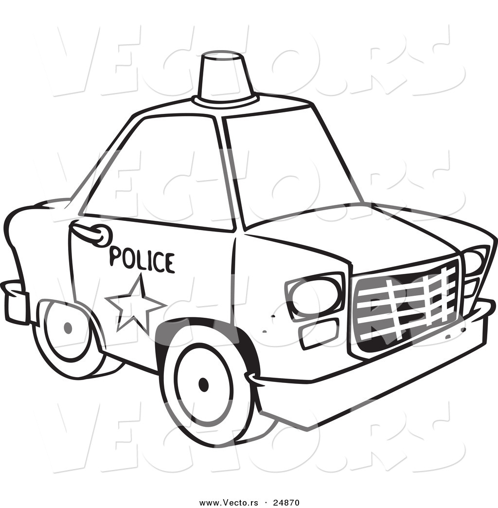 1024x1044 Svg Freeuse Download Police Car Outline - Police Car Sketch