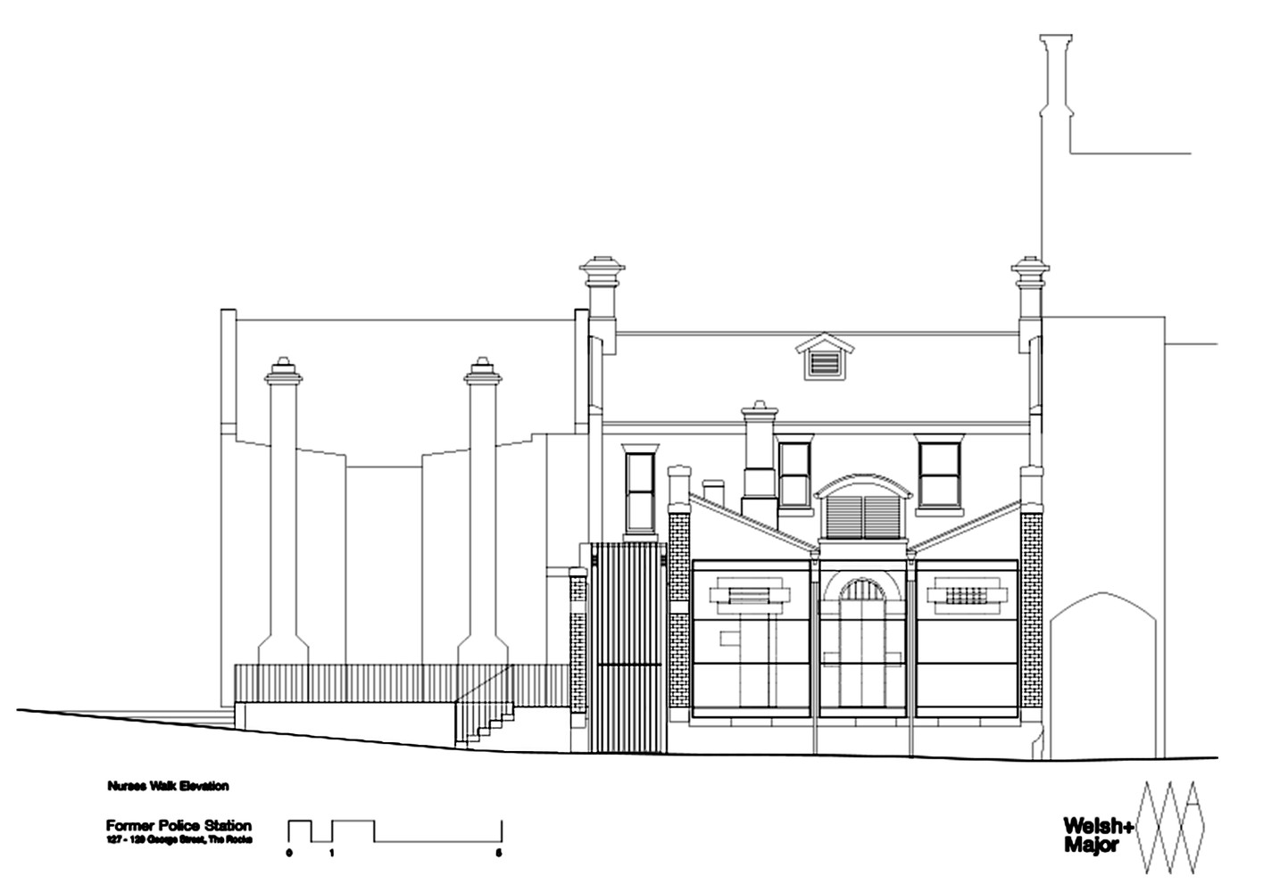 1415x1000 Gallery Of Rocks Police Station Welsh Major - Police Station Sketch