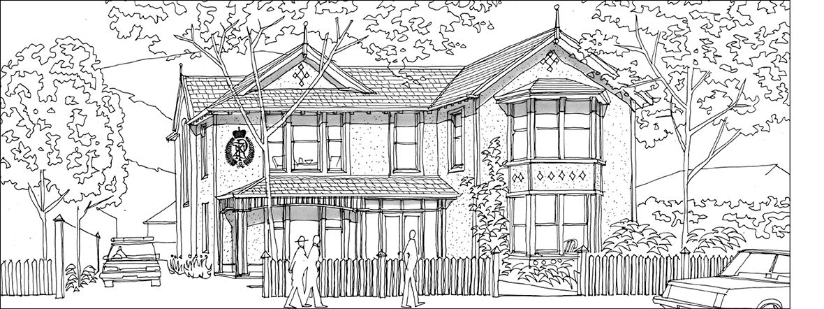 1180x442 Mason And Wales - Police Station Sketch