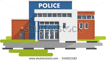 450x262 Police Station Building Vector - Police Station Sketch