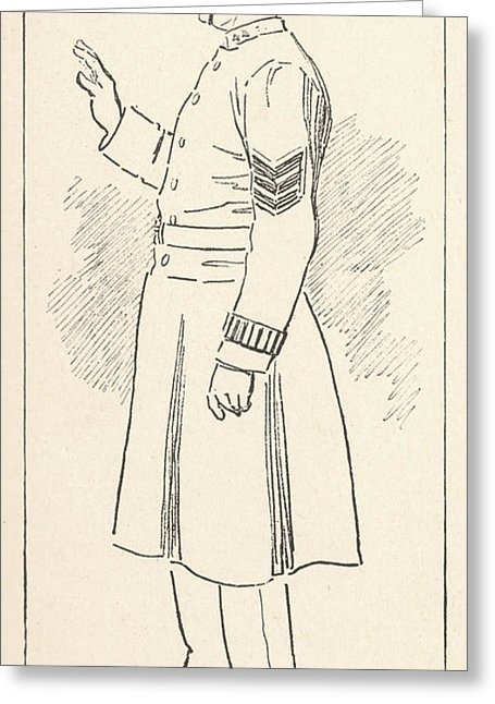 455x646 Sketch Of A London Policeman (A Drawing By Mary Evans Picture Library - Policeman Sketch