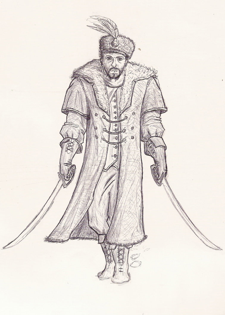 756x1056 Polish Nobleman - Polish Sketch