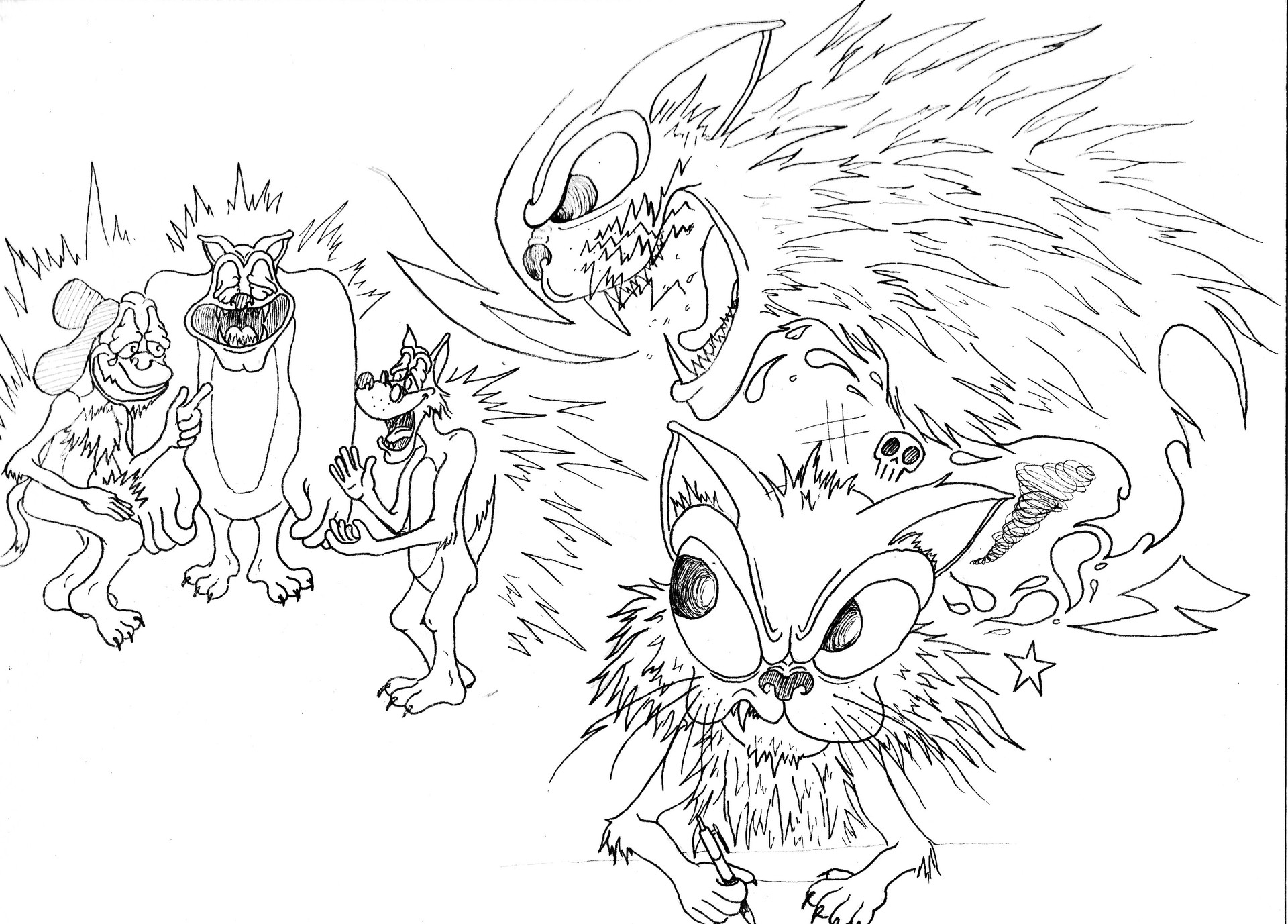 1920x1377 Artstation - Pollution Sketch