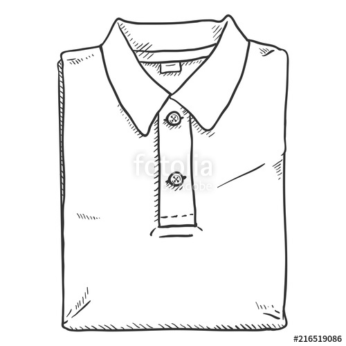 Polo Shirt Sketch at PaintingValley.com | Explore collection of Polo ...