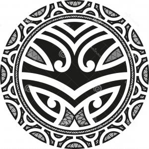 300x300 Vector Tiger Face Tattoo Sketch Polynesian Shopatcloth - Polynesian Sketch