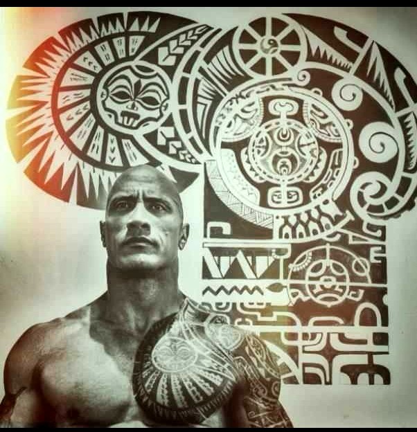 602x624 48 Coolest Polynesian Tattoo Designs - Polynesian Sketch