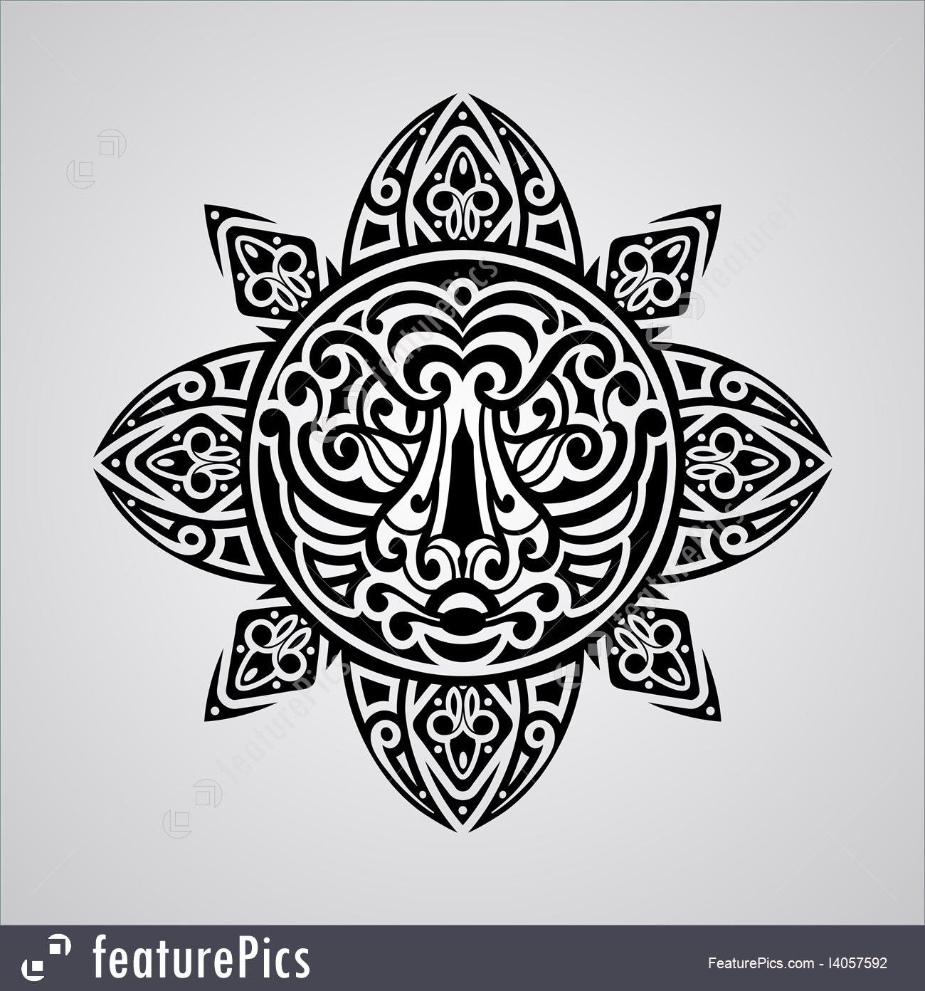 1300x1392 Fine Art Polynesian Tattoo - Polynesian Tattoo Sketch