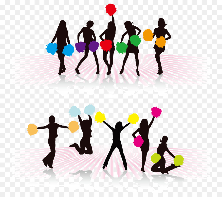 900x800 Cheerleading Cartoon Pom Pom Clip Art - Pom Pom Sketch