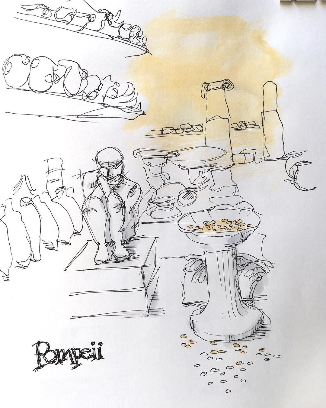 1080x1350 Plaster Cast In - Pompeii Sketch