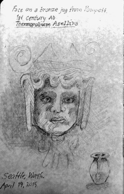 408x640 Urban Sketchers Portland Pompeii - Pompeii Sketch