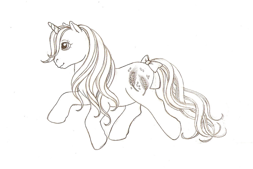 1024x685 My Little Pony Drawing Made By Me Cri Land - Pony Sketch