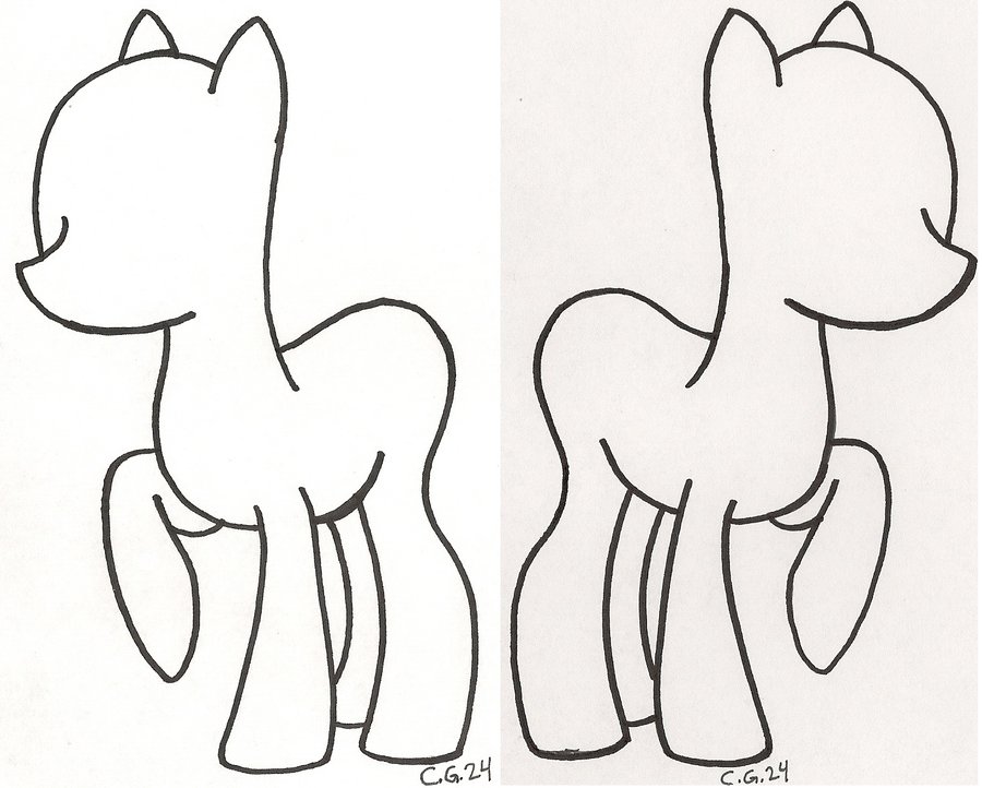 900x722 Pony Fashion Sketch Base By Coopergal24 - Pony Sketch