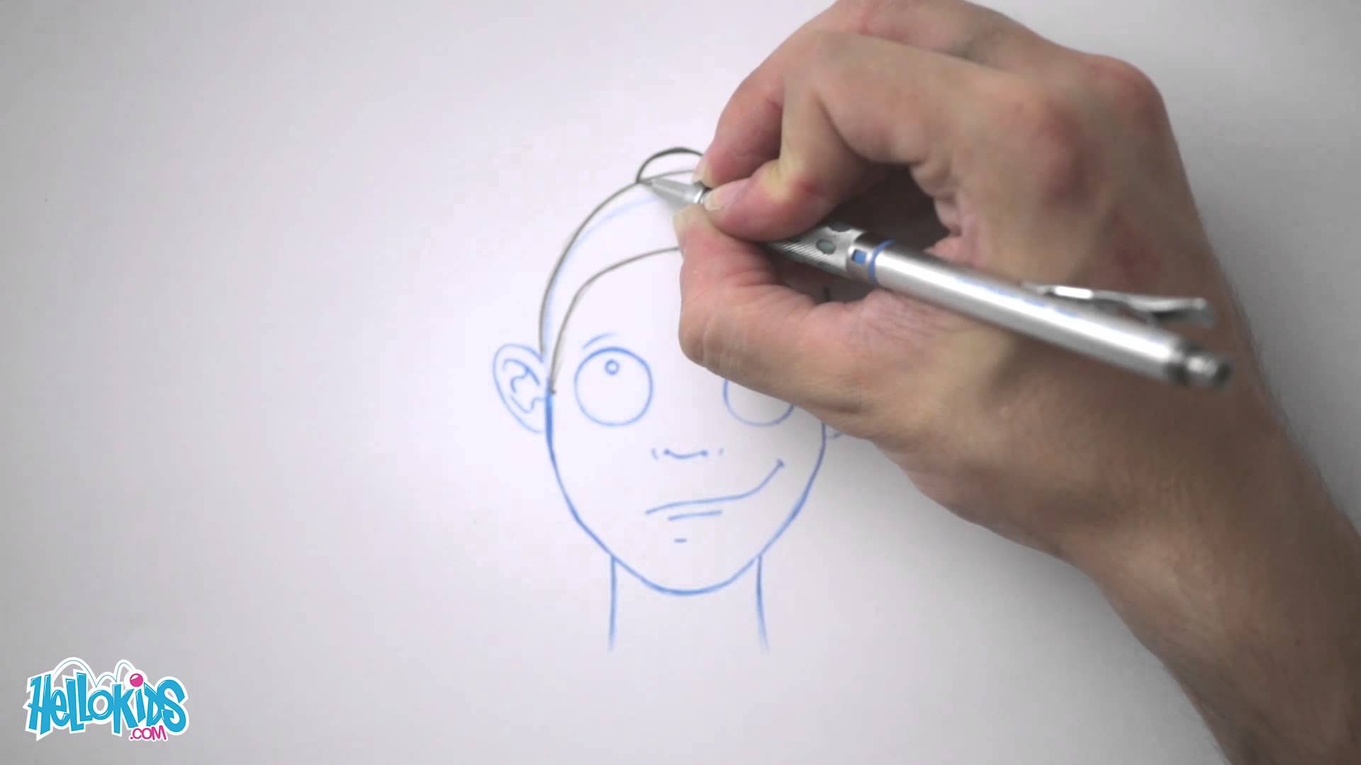 1920x1080 Drawing Hair The Ponytail (Hellokids) - Ponytail Sketch