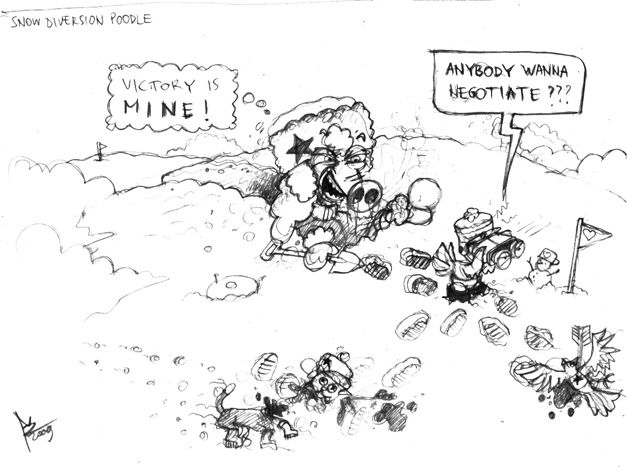 1227x915 Poodle Sketches Snow Diversion Poodel Randomly Creative - Poodle Sketch